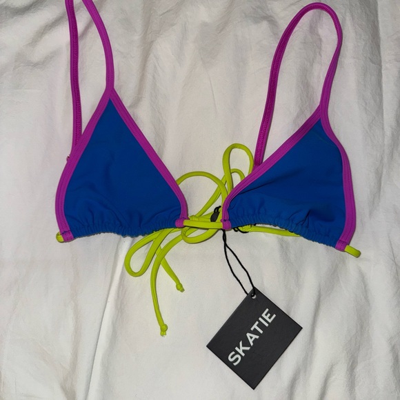 Skatie Other - Skatie Blue and Purple Bikini Top